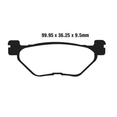 EBC Тормозные колодки BRAKE PAD VEE SEMISNTRD FA319/2V