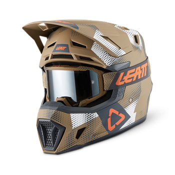 LEATT Мотошлем Kit Moto 7.5  CAMO KH BR — мотошлем купить