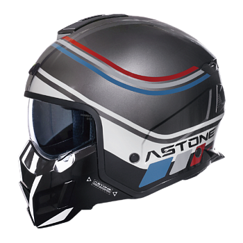 ASTONE Мотошлем  MINIJET SK6 EL SILVER — мотошлем купить