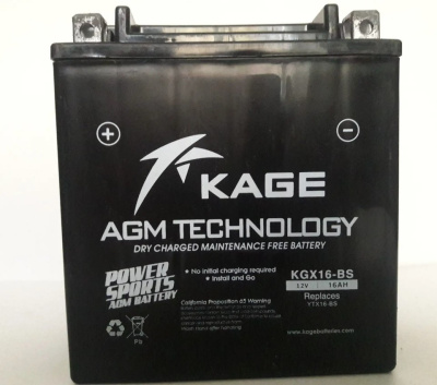 KAGE Аккумулятор YTX16