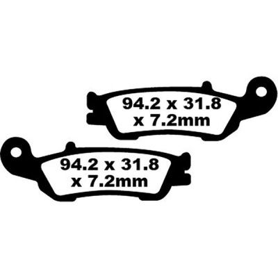 EBC Тормозные колодки BRAKE PAD CARBON TT DIRT FA450TT