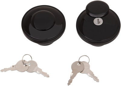 CAP GAS LOCK BLK VENT