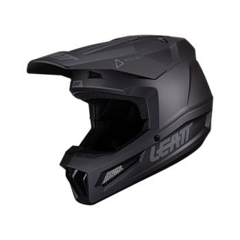 LEATT Мотошлем Moto 2.5 STEALTH BK GR — мотошлем купить