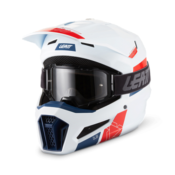 LEATT Мотошлем Kit Moto 3.5 WH RD — мотошлем купить