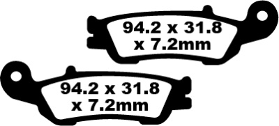 EBC Тормозные колодки BRAKE PAD CARBON TT DIRT  FA450TT