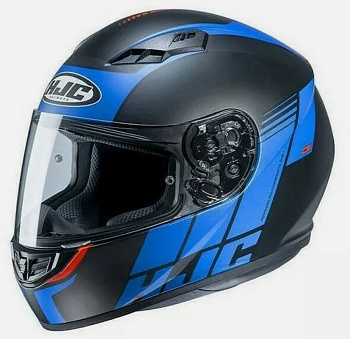 HJC CS-15 Mylo Black Matt/Blue Шлем