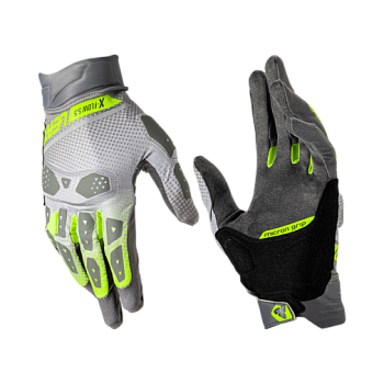 LEATT Мотоперчатки ADV 5.5 X-Flow Short Hi-Viz Yellow — мотоперчатки для мотоцикла, купить в Казахстане