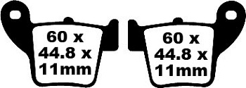 EBC Тормозные колодки TT DIRT FA346TT CARB