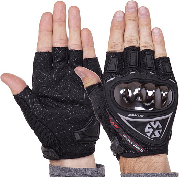 SCOYCO Перчатки MC44D BLACK