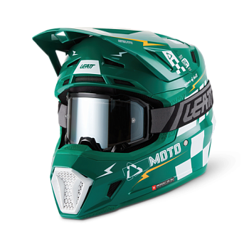 LEATT Мотошлем Kit Moto 7.5 JADE GN — мотошлем купить