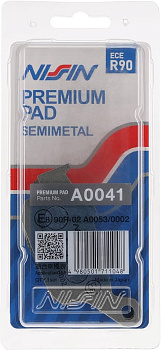 NISSIN Тормозные колодки 2P-204NS А0041