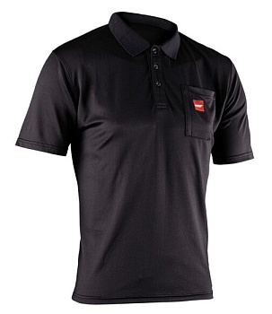 LEATT Поло Polo Shirt Team Short BK купить мотоэкипировку в Казахстане