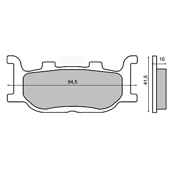 RMS Тормозные колодки MAJESTY 250CC